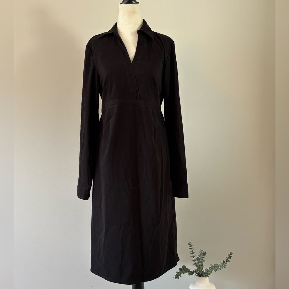 Thyme Maternity Black Long Sleeve Dress